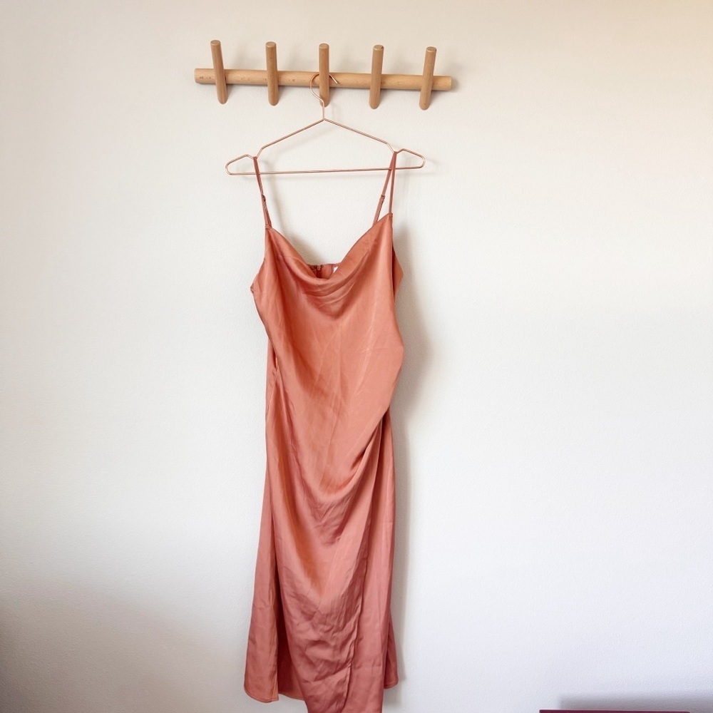Isalis Sofia Slip Dress in Ginger